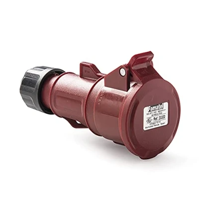 Afbeelding van FAMATEL Sokkel IP44 3P+N+T 32A 380 415V Rood
