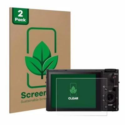 Afbeelding van ScreenLeaf Screenprotector voor Sony Cyber Shot DSC RX100 III Duurzame schermbescherming Folie Beschermfolie transparant (2 Stuks)