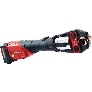 Afbeelding van Rothenberger romax 4000 persmachine basic ii in kunststof koffer met lader 2x accu 18v 4 0 ah li ion zonder persbekken 1000001923