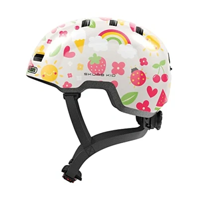 Afbeelding van Abus Helm Skurb Kid white crowns S 45 50cm