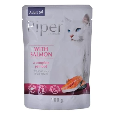Afbeelding van DOLINA NOTECI Piper with salmon nat kattenvoer 100 g
