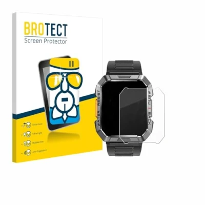 Afbeelding van BROTECT Schutzglas Schutzfolie Displayschutz Display Schutz Glas Folie klar, Smartwatch beschermfolie, Transparant