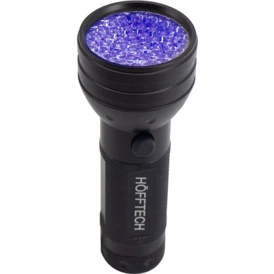 Afbeelding van Hofftech Zaklamp UV Licht 51 LED&#039;s 5 Watt Geld Urine &amp; Overige Aluminium 3 x AA Batterij