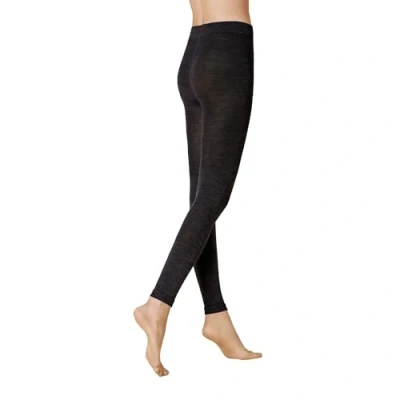 Afbeelding van KUNERT Zachte wollen katoenen legging voor dames, grijs (antraciet gemêleerd. 4050)., 38/40
