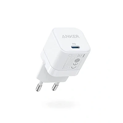 Afbeelding van Anker PowerPort III 20W USB C voeding laadkubus snellaadoptie, compatibel met iPhone 15/14/13/12 serie, Galaxy, Pixel 4/3, iPad/iPad Mini, wit (oplaadkabel niet inbegrepen)