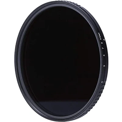 Afbeelding van Rollei Variabele ND filter, F:X Pro circulair filter ND8 tot 512 van Gorilla® glas met 3 9 diafragma verduistering, traploos instelbaar ideaal voor landschapsfotografie