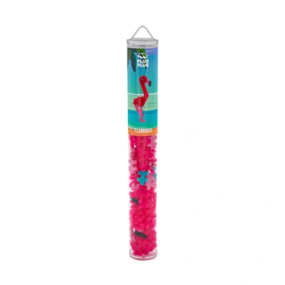 Afbeelding van Plus Animal Tube Flamingo Constructiespeelgoed Set Met Bouwstenen 100 Delige Bouwset Bouwspeelgoed Vanaf 3 Jaar