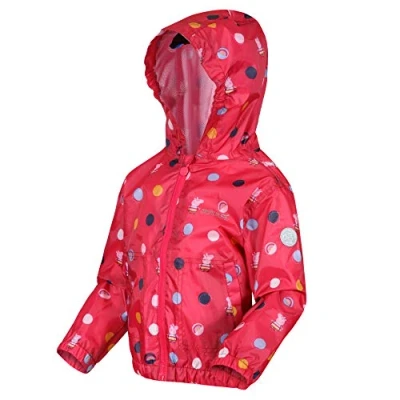 Afbeelding van Regatta Regenjas Muddy Puddle Junior Polyester Rood Mt 12 18 Maanden
