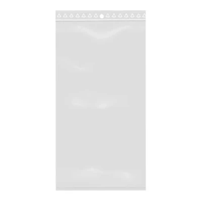Afbeelding van Extiff 100 hersluitbare zakjes met ritssluiting, transparant, voor levensmiddelen, sieraden, accessoires, formaat 10 x 20 cm