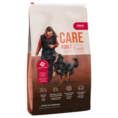 Afbeelding van 10kg Mera Care Adult Zalm Hondenvoer Droog