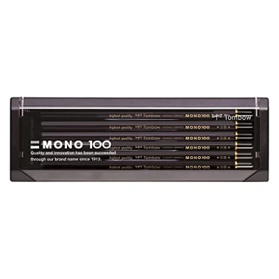 Afbeelding van Tombow potloden Mono 100, set van 12 Hardheid 3B