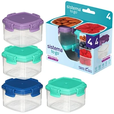 Afbeelding van To Go Set van 4 Voorraaddozen Mini Assorti
