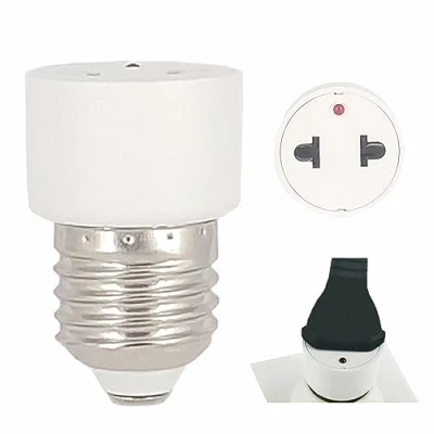Afbeelding van FExYinz 2 Stks Per Pack jaar garantie E27 Lamp Socket Adapter Omzetten naar Stopcontact Stopcontactadapter