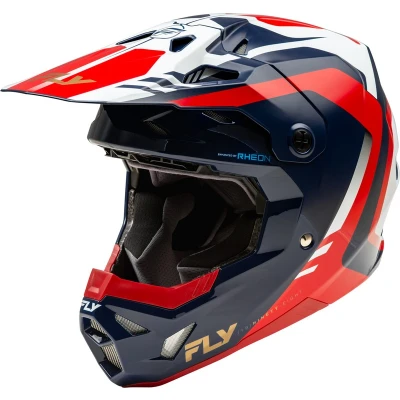 Afbeelding van Fly Racing 2024 Formula CP Krypton Crosshelm Rood / Wit Navy maat L