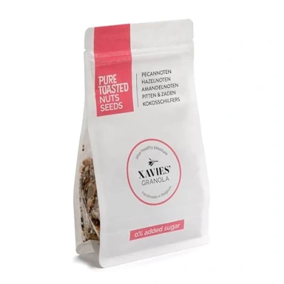 Afbeelding van XAVIES&#039; Pure Toasted Nuts &amp; Seeds granola, low carb ovenroasted, no added sugars, perfect for a diet