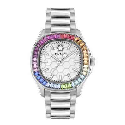 Afbeelding van Philipp Plein The $Pectre PWTAA1124 Horloge Staal Zilverkleurig Ø 38 mm