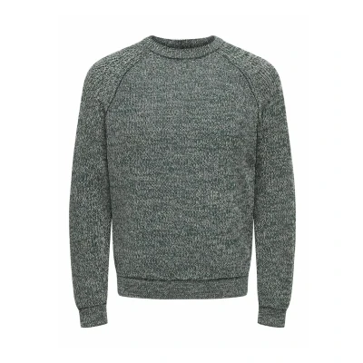 Afbeelding van ONLY &amp; SONS gebreide trui groen