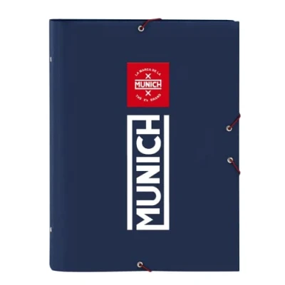 Afbeelding van Organiser Map Munich Storm Zwart Grijs A4