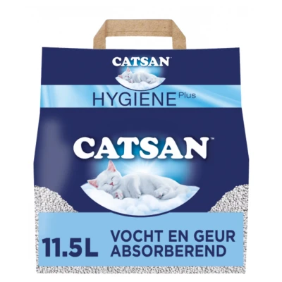 Afbeelding van Catsan Hygiene Plus Kattenbakvulling 11.5 l