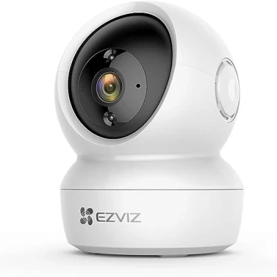 Afbeelding van EZVIZ C6N Wifi camera voor binnen, 1080p, bewakingscamera, pan/tilt/zoom, compatibel met Alexa, 360 rotatie, nachtzicht, bewegingstracking en 2 weg audio