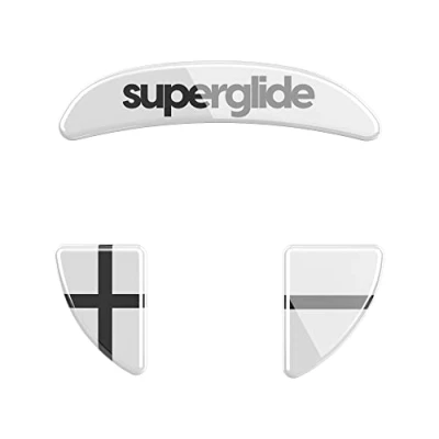Afbeelding van Pulsar Gaming Gears Superglide Snelste en gladste muisvoeten/skates gemaakt met ultrasterk onberispelijk glas, supersnelle, gladde duurzame zool voor Xtrfy MZ1 Wireless
