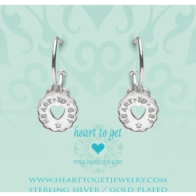 Afbeelding van Heart to Get 925 Sterling Zilveren Bohemian Coin Oorbellen Zilver