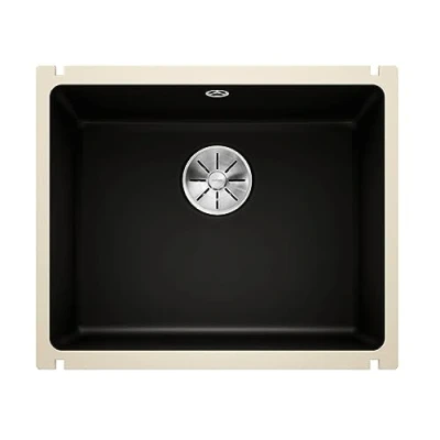 Afbeelding van Blanco spoelbak Subline 500 U onderbouw zwart 523740