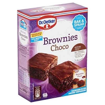 Afbeelding van Dr. Oetker Mix voor brownies choco