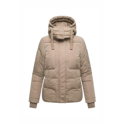 Afbeelding van Navahoo Zauberlicht Winterjas, Dames, Maat: Small, Taupe grey