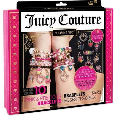 Afbeelding van Make It Real Juicy Couture Set voor het maken van armbanden Pink en Precious