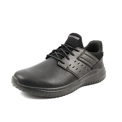 Afbeelding van Skechers Heren 210308 BBK Sneaker, Zwart leder, 42 EU