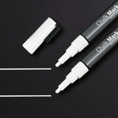Afbeelding van Krijtmarker Sigel 1 2mm afwasbaar 2 stuks wit