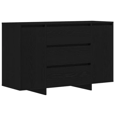 Afbeelding van vidaXL Dressoir Zwart Eiken 120x41x75 cm Gefabriceerd Hout