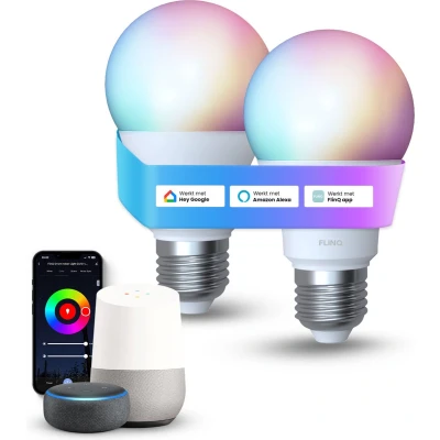 Afbeelding van FlinQ Smart Indoor Light E27 of GU10 2 pack