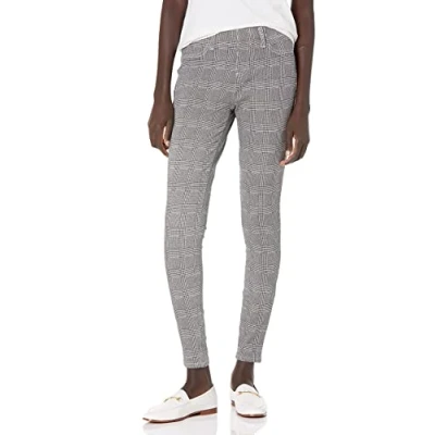 Afbeelding van Amazon Essentials Dames pull on gebreide jegging (verkrijgbaar in grote maten), zwart grijs Glen Plaid, XX Large