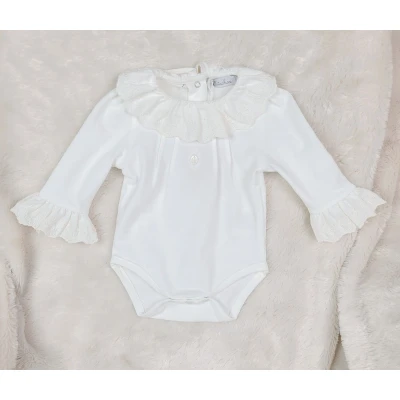 Afbeelding van Patachou Body/Romper Jersey Creme 6 maand maat 68