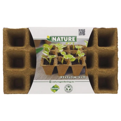 Afbeelding van Kweekpotjes 6 x 15 stuks (Trays, Afbreekbaar, 4 5 cm)