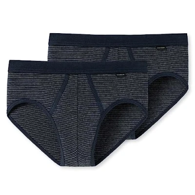 Afbeelding van Schiesser Sportslip voor heren met gulp (verpakking van 2), donkerblauw, M