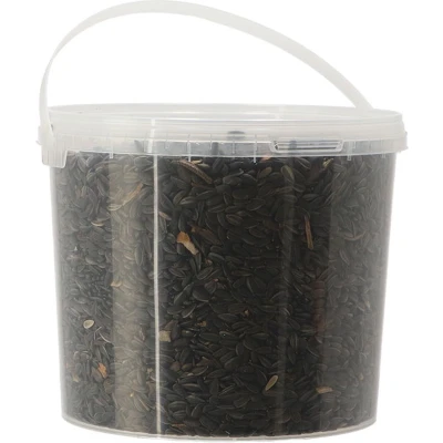 Afbeelding van Zwarte zonnebloempitten 13kg emmer Esschert Design