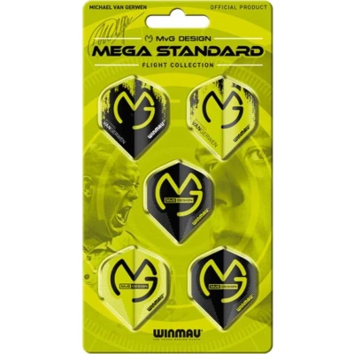 Afbeelding van WINMAU Michael Van Gerwen MVG Mega Standard Dart Vlucht Collection