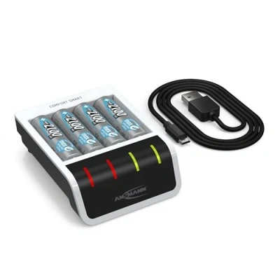 Afbeelding van Ansmann Comfort Smart Batterijlader NiMH AAA (potlood), AA (penlite)