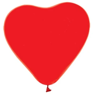 Afbeelding van Rode ballonnen hart 30cm 6 stuks