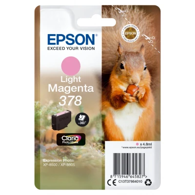 Afbeelding van Epson 378 (C13T37864010) Inktcartridge Licht magenta