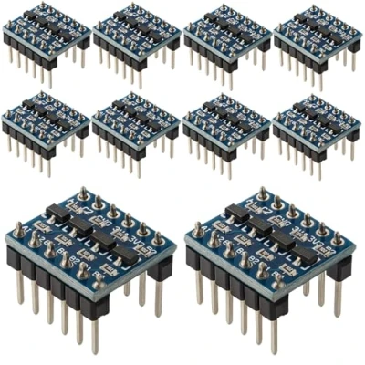 Afbeelding van Gebildet 10pcs 3.3V 5V 4Kanalen Logic Level Converter Bi directionele Schakelmodule CYT1076