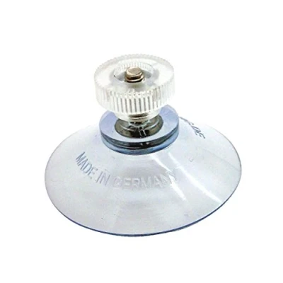 Afbeelding van 8 x zuignap haak schroefdraad gat lichtketting sleutelring ring moer auto camping kartelmoer 30 40 mm 50 met transparant extra sterk Made in Germany