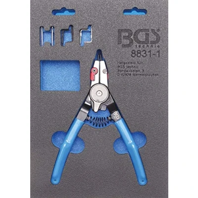 Afbeelding van BGS 8831 1 Borgringtang voor buiten /binnenringen verwisselbare top 180 mm