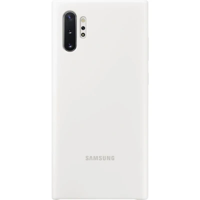 Afbeelding van Samsung Galaxy Note 10 Hoesje Siliconen en TPU (zacht) Softcase/Backcover Wit Telefoonhoesje