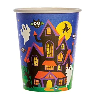 Afbeelding van Baker Ross FX223 Halloween Feestbekers Pak van 10, Wegwerp papieren bekers, Kinderfeestje Tafelversiering, Feestbenodigdheden