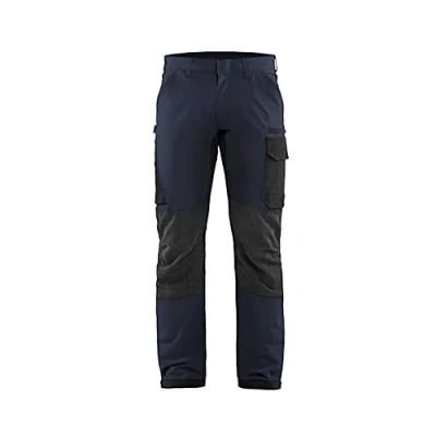 Afbeelding van Blaklader Service werkbroek met 4 weg stretch 1422 1645 Donker marineblauw/Zwart