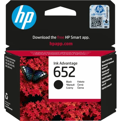 Afbeelding van HP 652 Inkcartridge / Zwart Blister (F6V25AE)